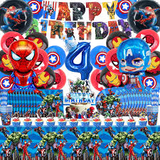 Décorations De Fête Spiderman pour un Anniversaire Inoubliable