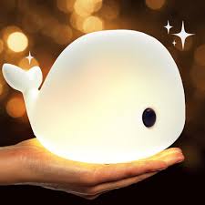Veilleuse Baleine Multicolore - Apportez de la Magie à la Chambre de Votre Enfant
