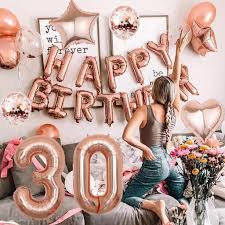 Ensemble Décoration Anniversaire pour un 30ème Anniversaire Inoubliable