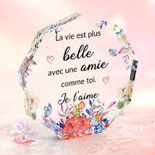 Cadeau Meilleure Acrylique pour un Anniversaire Inoubliable