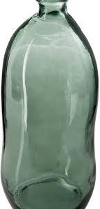 Vase Bouteille en Verre Recyclé - Élégance Durable