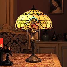 Lampe Tiffany Baroque Européenne de 16 Pouces