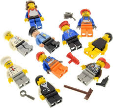 Figurines LEGO Homme - Ensemble de Blocs de Construction