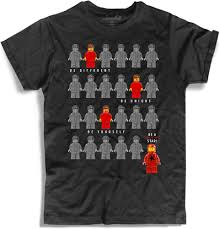 Tee Shirt Homme Noire Lego Différent - Un style unique pour les passionnés