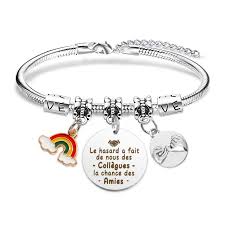 Bracelet Collègue Personnalisé – Le Cadeau Parfait pour Noël