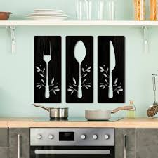 Pancarte Décoration Fourchette Cuillère - Élégance pour votre Cuisine
