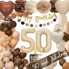 Bannière de Décoration pour un Anniversaire Inoubliable de 50 Ans