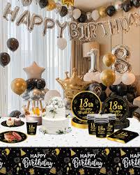 TOPWAYS Decoration Anniversaire pour un Garçon de 18 Ans