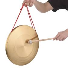 Gong en Cuivre - Instrument de Percussion Élégant
