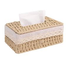 Boîte à mouchoirs décorative rectangulaire - Élégance et fonctionnalité