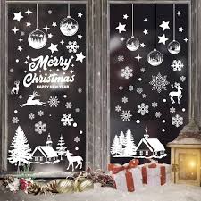 Autocollants Réutilisables pour Décoration de Noël