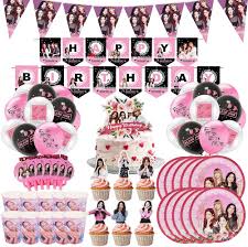 Décoration Anniversaire KPOP Black Pink - Créez une Fête Inoubliable