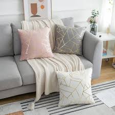 Housse Coussin Géométrique Décorative - Élégance et Confort pour Votre Intérieur