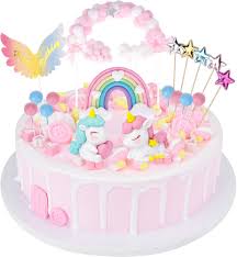 Décoration de Gâteau Licorne pour Filles - Magie et Émerveillement