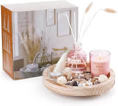 Coffret Bougies Wothfav : Parfumées Diffuseur et Aromathérapie