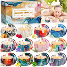 Coffret Bougies Parfumées BGIUSQF pour une Ambiance Festive