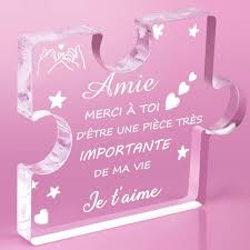 FANAOREN Meilleure Gravure Acrylique Anniversaire - Un cadeau inoubliable pour votre amie