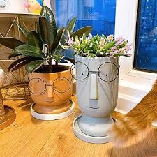 Cache Pot en Céramique pour Succulentes - Élégance Minimaliste