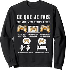 Sweatshirt Humour Cadeau Enfant - Le cadeau geek parfait