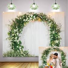 Toile Fond Mariage Plein Air - Élégance et Magie pour Votre Célébration