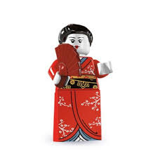 Minifigure LEGO Femme en Kimono Japonais - Un Élément Unique pour Votre Collection
