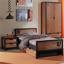 Chambre Complète Industrielle pour Ados - NOUVOMEUBLE