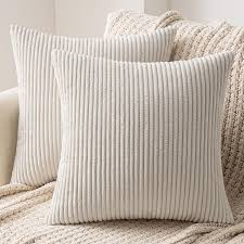 Coussin Velours Beige MIULEE - Élégance et Confort