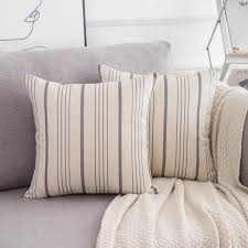 Coussin Beige Décoratif LRartdeco pour Canapé et Lit