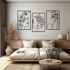 Décoration Murale Minimaliste Abstraite pour Votre Chambre