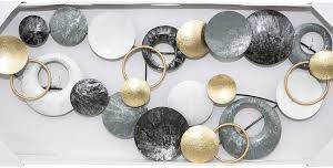 Atmosphera Décoration Murale Métal Entrelacés - Élégance et Style