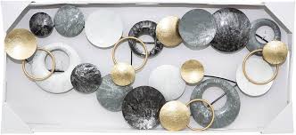 Atmosphera Décoration Murale Métal Entrelacés - Élégance et Style