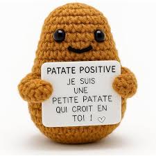 Patate Positive Personnalisable - Motivation Originale pour Collègues