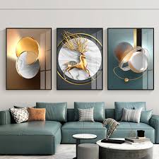 Tableau Décoration Murale Moderne en Géométrie - Élégance et Style