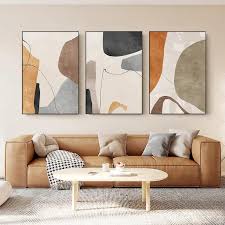 Tableau Décoration Murale Moderne - CHEVVY Abstrait Géométrique