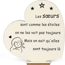 Cadeau Original pour Soeur - Décoration Unique