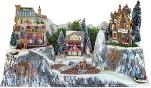 Base Village Montagne Plateaux Décorer - L'Essence de Noël