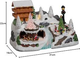 Chalet Enchanté pour Village de Noël - FEERIC LIGHTS