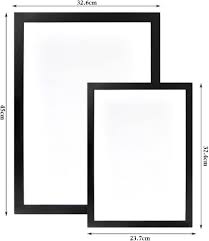 Cadre Noir Magnétique Auto Adhésif pour Décorations Pratiques