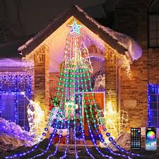 Guirlandes Multicolore Imperméables pour une Décoration Lumineuse de Noël