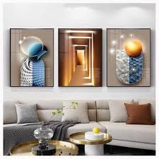 Affiche Décoration Abstraite en Aluminium pour Votre Mur