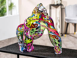 Figurine Décorative Gorille Casablanca - Élégance et Design