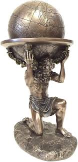 Statue Titan Atlas Transport Monde - Élégance et Impact