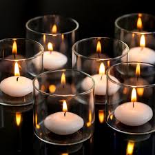 Photophore Bougie Transparent Romadedi - Élégance et Ambiance