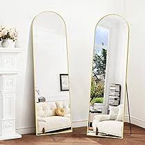 Miroir Grand en Aluminium - Élégance et Praticité