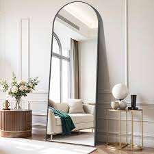 COFENY Miroir Noir - Grand Miroir Élégant pour Votre Intérieur