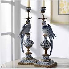 Bougeoir Perroquet en Céramique : Élégance et Originalité