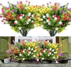 Fleur Artificielle Yoicn pour Décoration Extérieure Résistante