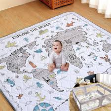 EAQ Pliable Lavable Couverture Antidérapante - Tapis d'éveil bébé idéal