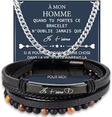 Bracelet Original Merclix Amoureux - Le Cadeau Parfait pour un Anniversaire