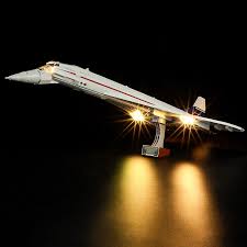 Lumière Briques Icônes Concorde - L'éclairage parfait pour les fans de LEGO